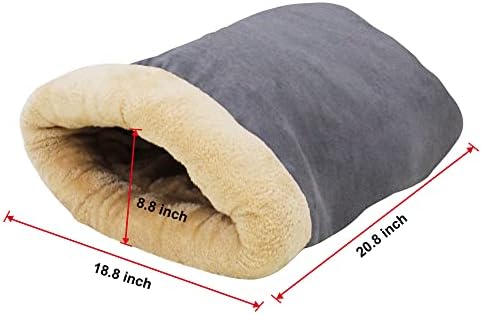 4 in 1 Self Warming Burrow Cat Bed Hideway Sleeping Cuddle Cave - Image 4
