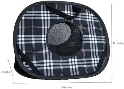 Pop Open Cat Carrier, Soft-Sided Collapsible Travel Carrier - Image 3