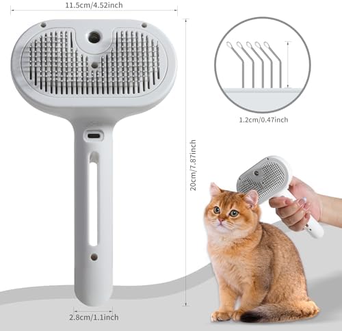 Susu & Wuwu Spray Cat Brush for Shedding - Image 6