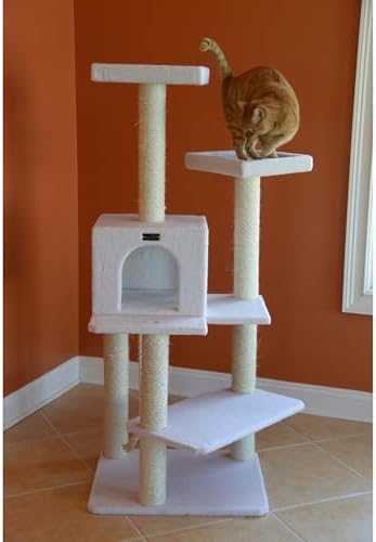 Armarkat B5701 Real Wood 57-Inch Cat Tree - Image 4