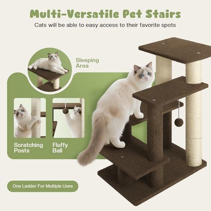4-Step Pet Steps for Cats/Dogs, Cat Stairs - Image 2