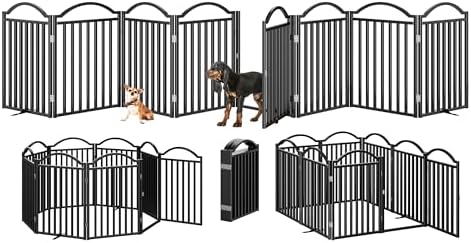 BHG Metal No-Assembly Freestanding Dog Gate - Image 5