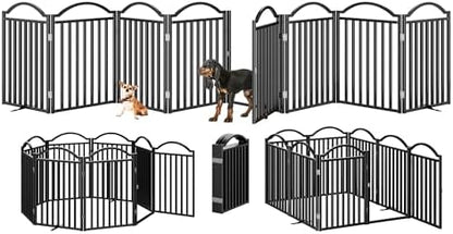 BHG Metal No-Assembly Freestanding Dog Gate - Image 5
