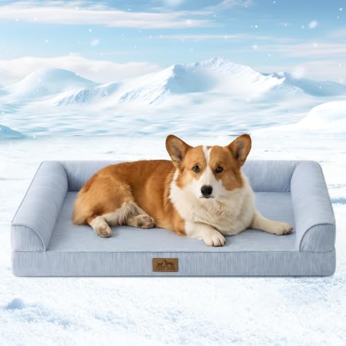 COZY KISS Cooling Dog Bed for Medium Dogs by COZYKISS