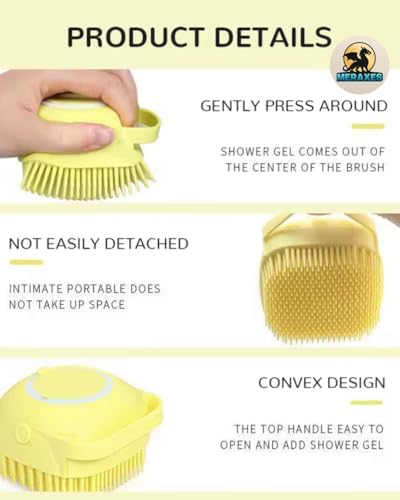 MERAXES Pet Grooming Bath Brush - Image 2