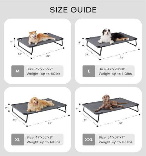 Made4Pets Outdoor Elevated Dog Bed - Image 6