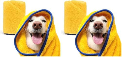 PETHROOM Ultra Absorbent Pet Towel | Quick-Drying, Soft Microfiber Dog & Cat by PETHROOM