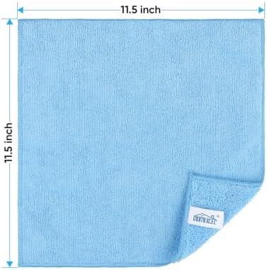 HOMEXCEL Blue Microfiber Cleaning Cloth, Microfiber Towels - Image 2