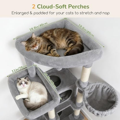 Globlazer 80in Tall Extra Large Heavy Duty Corner Cat Tree Tower - Image 2