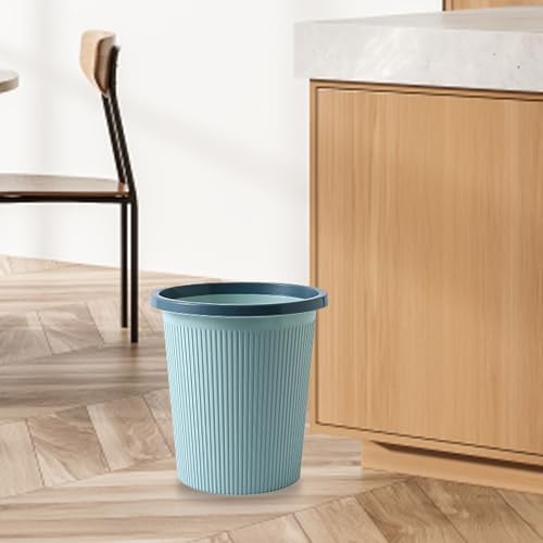 Bathroom Garbage Can, Lightweight Durable Striped Garbage Cans - Image 6