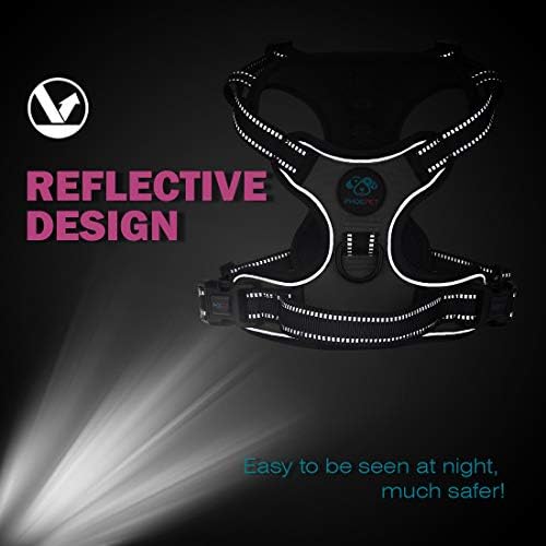 PHOEPET No Pull Dog Harness Reflective Adjustable - Image 3