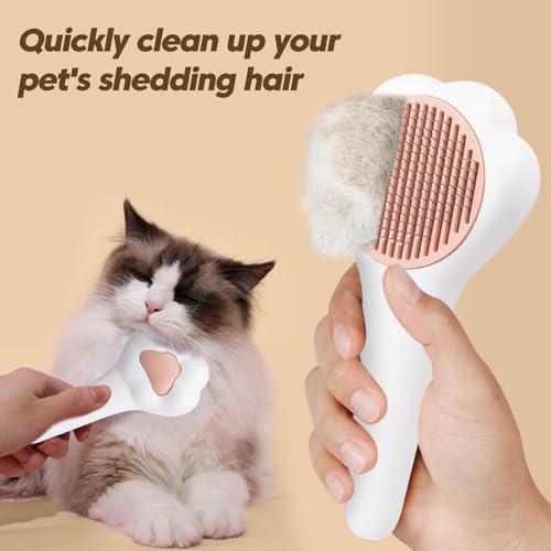 Self-Cleaning Cat Brush for Shedding - Image 3