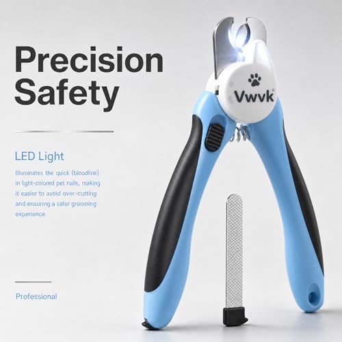 Dog Nail Clippers with Light, Professional Toenail Clippers - Image 6