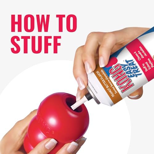 KONG Classic Stuffable Dog Toy, Natural Rubber, - Image 5