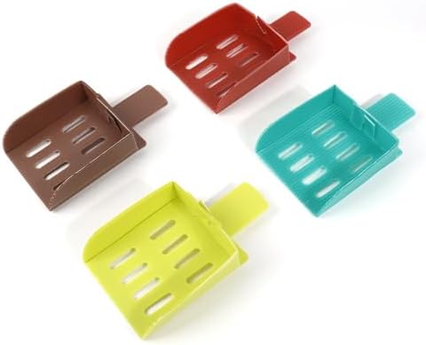 4-Pack Disposable Foldable PP Cat Litter Scoops – Lightweight Portable Design by Haourlife