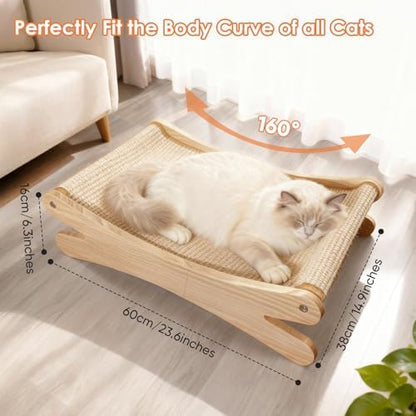 Natural Sisal Cat Scratcher Bed - Image 3