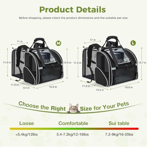 Lekereise Expandable Cat Backpack Carrier - Image 2