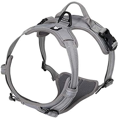 Adjustable No-Pull Dog Harness Reflective Pup Vest Harnesses Comfortable by TRUELOVE
