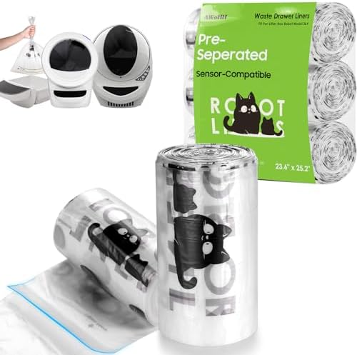 150 Pack Cat Litter Box Robot Model 5/4/3 Waste Bags, Automatic Litter Box by Unknown