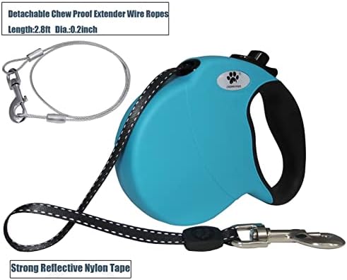 16ft Retractable Dog Leash for Medium Breed Dogs up to 44 lbs - Image 3