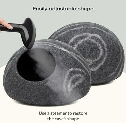 MEOWFIA Cat Cave – Premium Felt Cat Bed Enclosure - Image 5