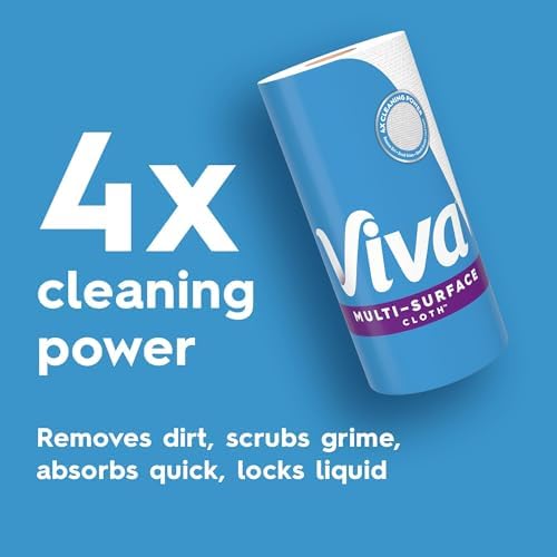 Viva Multi-Surface Cloth Paper Towels, 12 Super Rolls, 81 Sheets per Roll - Image 3