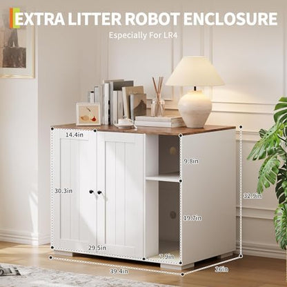 Garvee Dog-Proof Large Cat Litter Box Enclosure - Image 3