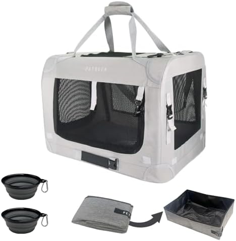 Extra Extra Large Cat Carrier Soft Sided, Portable Small Dog Carrier by Petseek