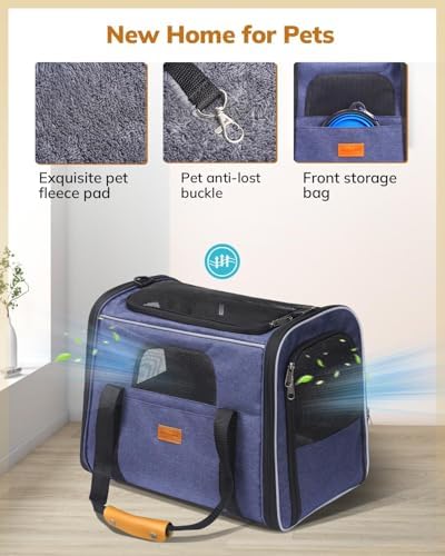Morpilot Cat Carrier Soft for Large Medium Cats and Puppy up to 20lbs - Image 4