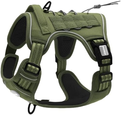 AUROTH Dog Harness for Small Medium Dogs, Tactical No Pull Dog Vest by AurothPets