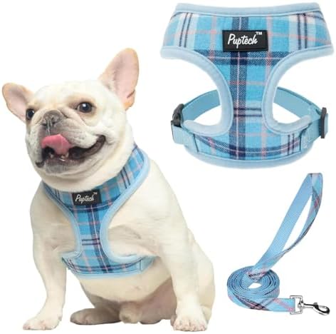 PUPTECK Small Dog Harness and Leash Set No Pull by PUPTECK