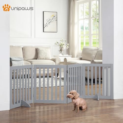unipaws 24”H Free Standing Pet Gate - Image 2