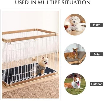 BVAGSS Reversible Dog Crate Pad, Memory Foam Pet Bed Mat, Soft Warm Machine - Image 5