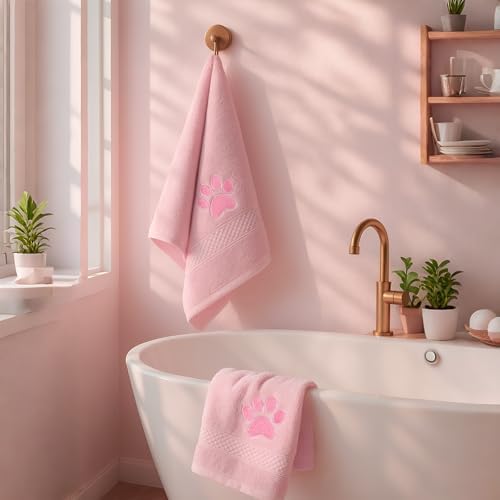 SmoothNovelty 2 Pcs Dog Paw Hand Towels - Image 6
