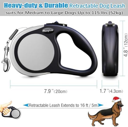 Heavy Duty Retractable Dog Leash-16ft Strong & Durable Walking Leash - Image 4