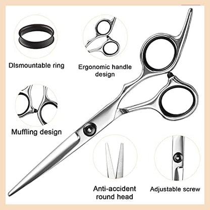 Fcysy Professional 10 Pcs Sharp Barber Hair Cutting Kit - Image 5