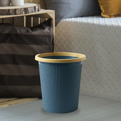 Bathroom Garbage Can, Lightweight Durable Striped Garbage Cans - Image 5