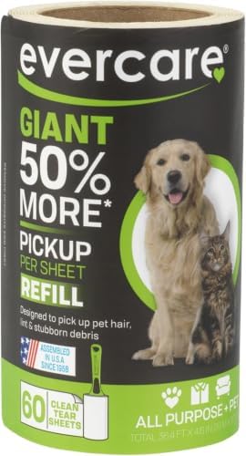 Evercare Giant Extreme Stick Lint Roll Refills by Evercare