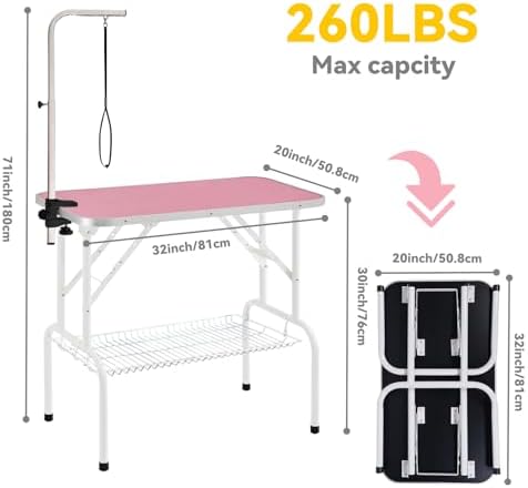 Baohe-32 Inch Dog Grooming Table - Image 2
