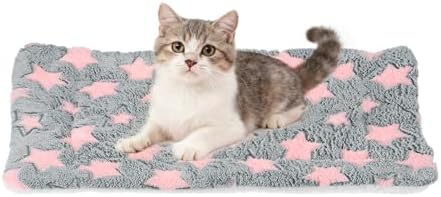 Dog Cat Bed Mat, Soft Coral Fleece Pet Cushion Pad by Unknown
