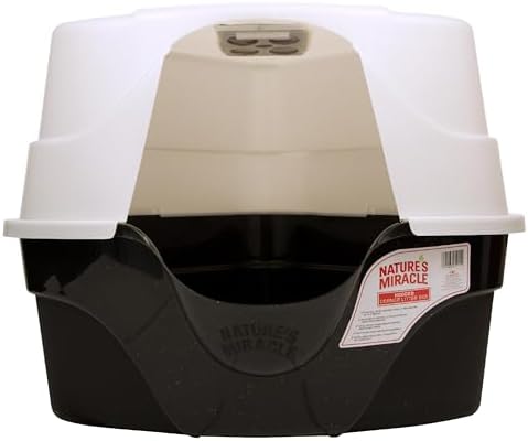 Nature's Miracle Advanced Hooded Corner Cat Litter Box by NaturesMiracle