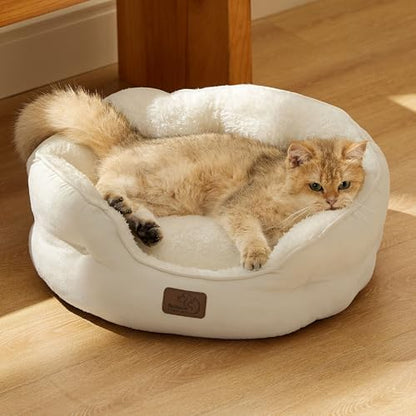 Bedsure Small Dog Bed Washable, Round Cat Beds - Image 7
