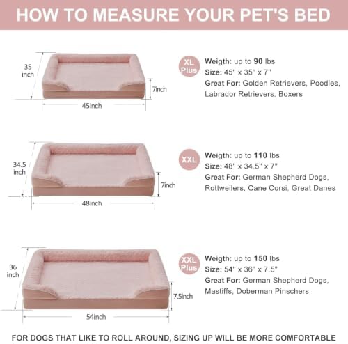 WNPETHOME Orthopedic Washable XXL Dog Bed - Image 5