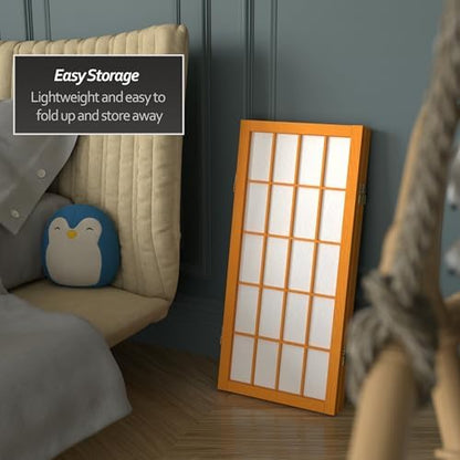 2 ft. Short Desktop Window Pane Shoji Screen - Image 5