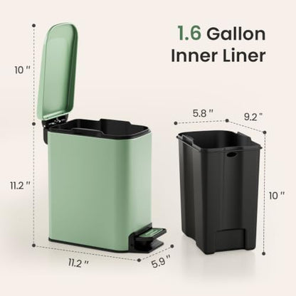 Cesun Small Bathroom Trash Can - Image 6