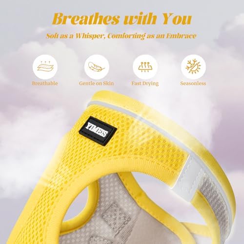 No Pull Dog Puppy Harness and Leash Set Reflective Mesh Vest Medium - Image 3
