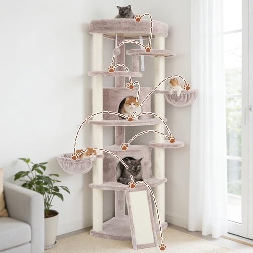 Gitelsnour Corner Cat Tree, All Sisal Multi-Cat Scratching Posts GCT035MU - Image 6