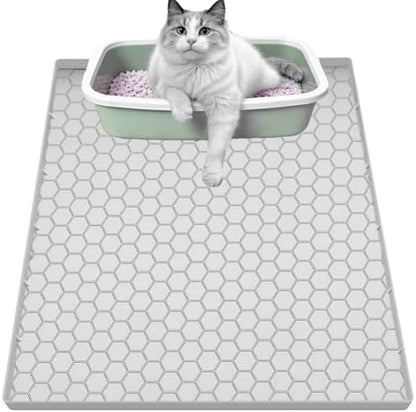 Cat Litter Mat, Silicone Large Cat Mat by JSXZWOO