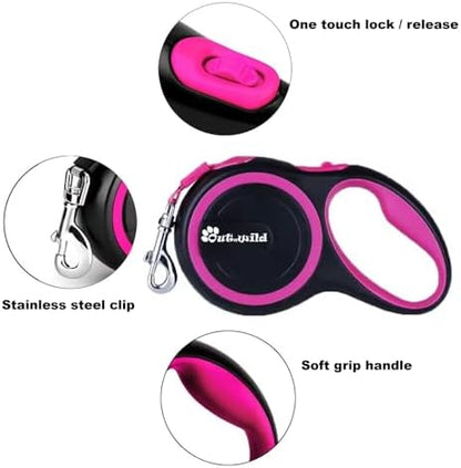 OUTnWILD Retractable Dog Leash, 16 ft Heavy Duty Dog Leash - Image 2