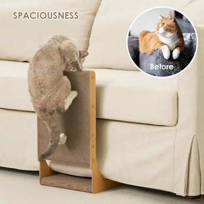 EHEYCIGA 2-Pack Cat Scratcher, 19.7 Vertical Indoor Cardboard Scratch Pad - Image 6
